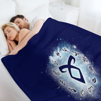 The Shadow Runes Throw Blanket