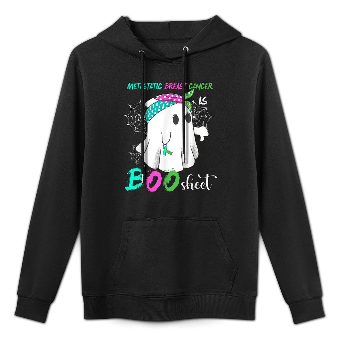 Metastatic Breast Cancer Is Boo Sheet Halloween Costume Machine Washable Hoodie