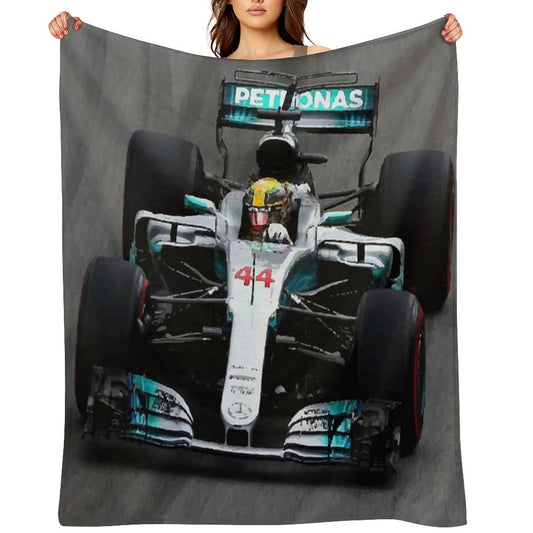 Lewis Hamilton 44 - F1 2024 Throw Blanket