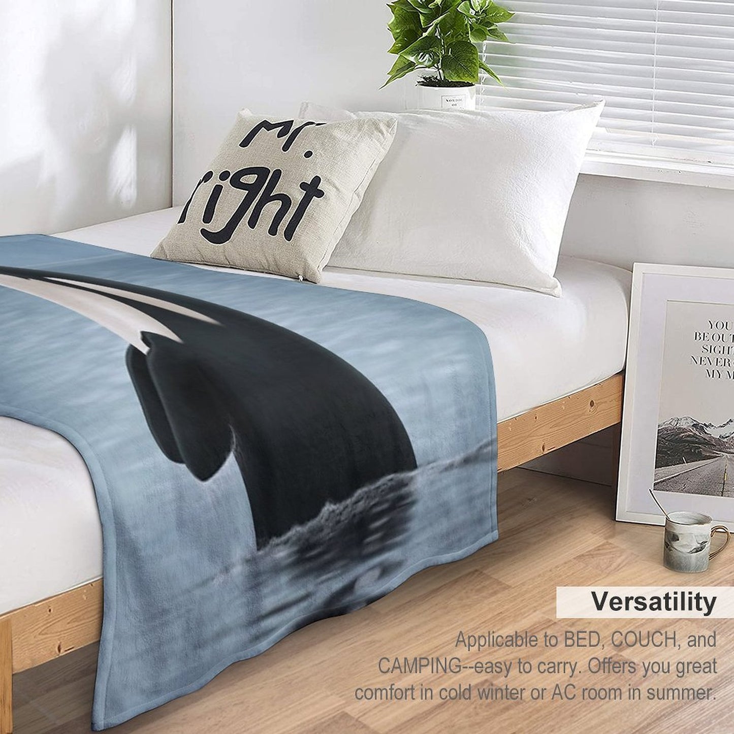 Spyhop Throw Blanket