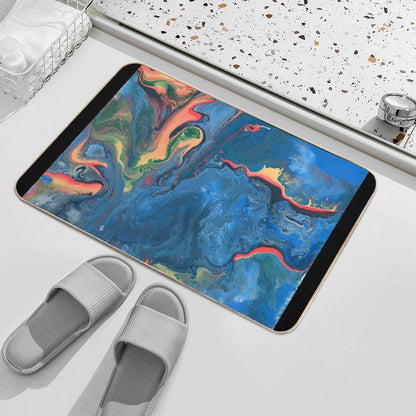 Molten Waves Bath Mat