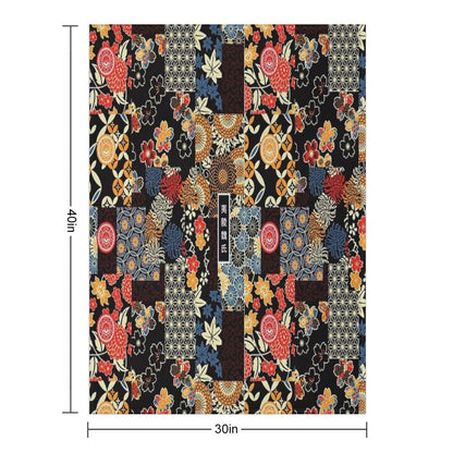 Yiling Wei Kimono [SEAMLESS] Throw Blanket