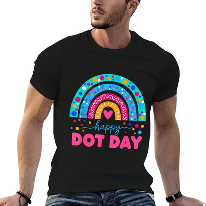 Happy Dot Day Colorful Rainbow Polka Dot Boys Girls Kids  Classic T-Shirt
