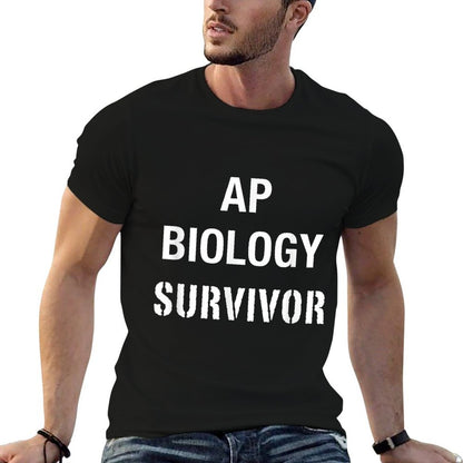 AP Biology T Shirt Funny High School AP Class Survivor T-Shirt