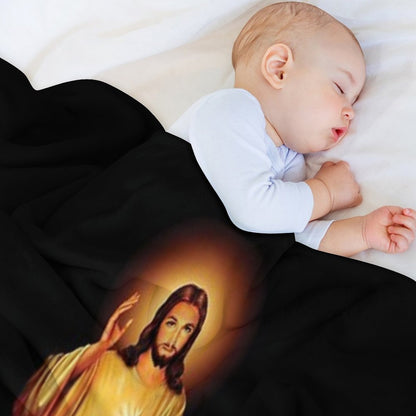 Jesus I Trust in You, Saint Faustina, Divine Mercy Throw Blanket