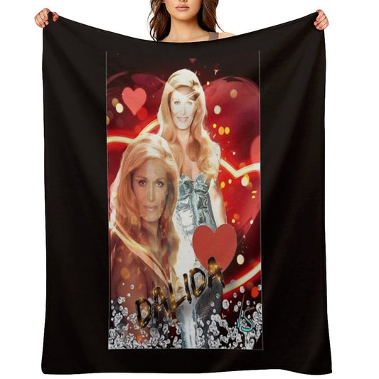 Dalida Throw Blanket