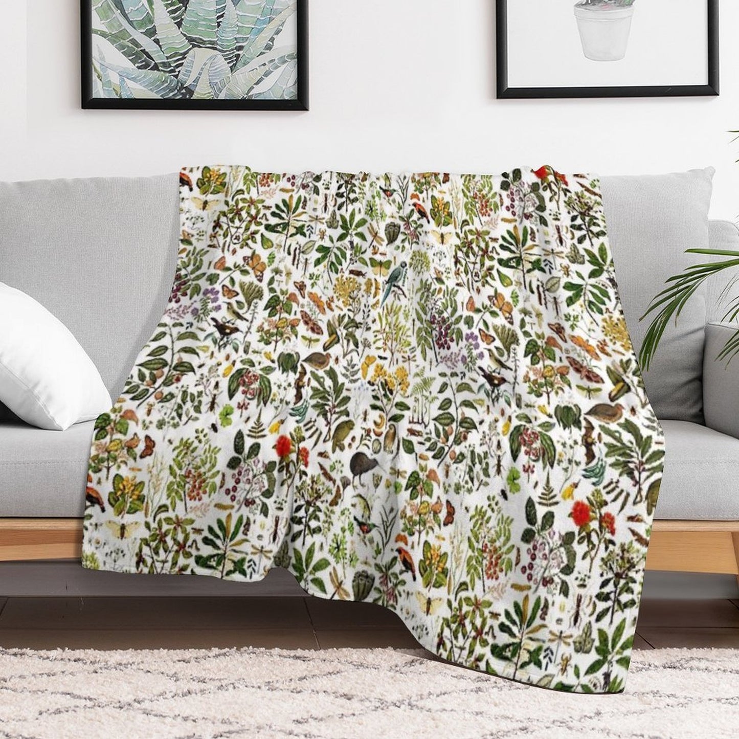 New Zealand Biology Throw Blanket