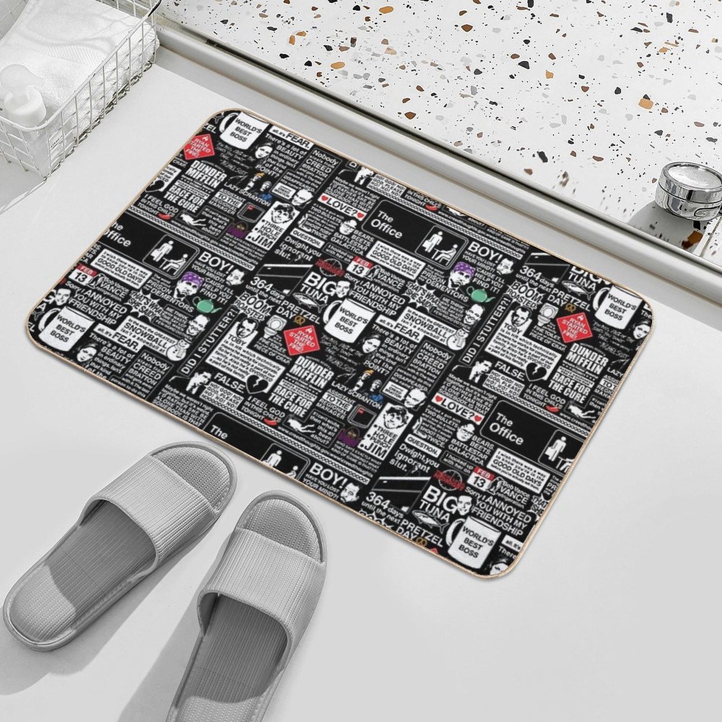Wise Words From The Office - The Office Quotes Bath Mat