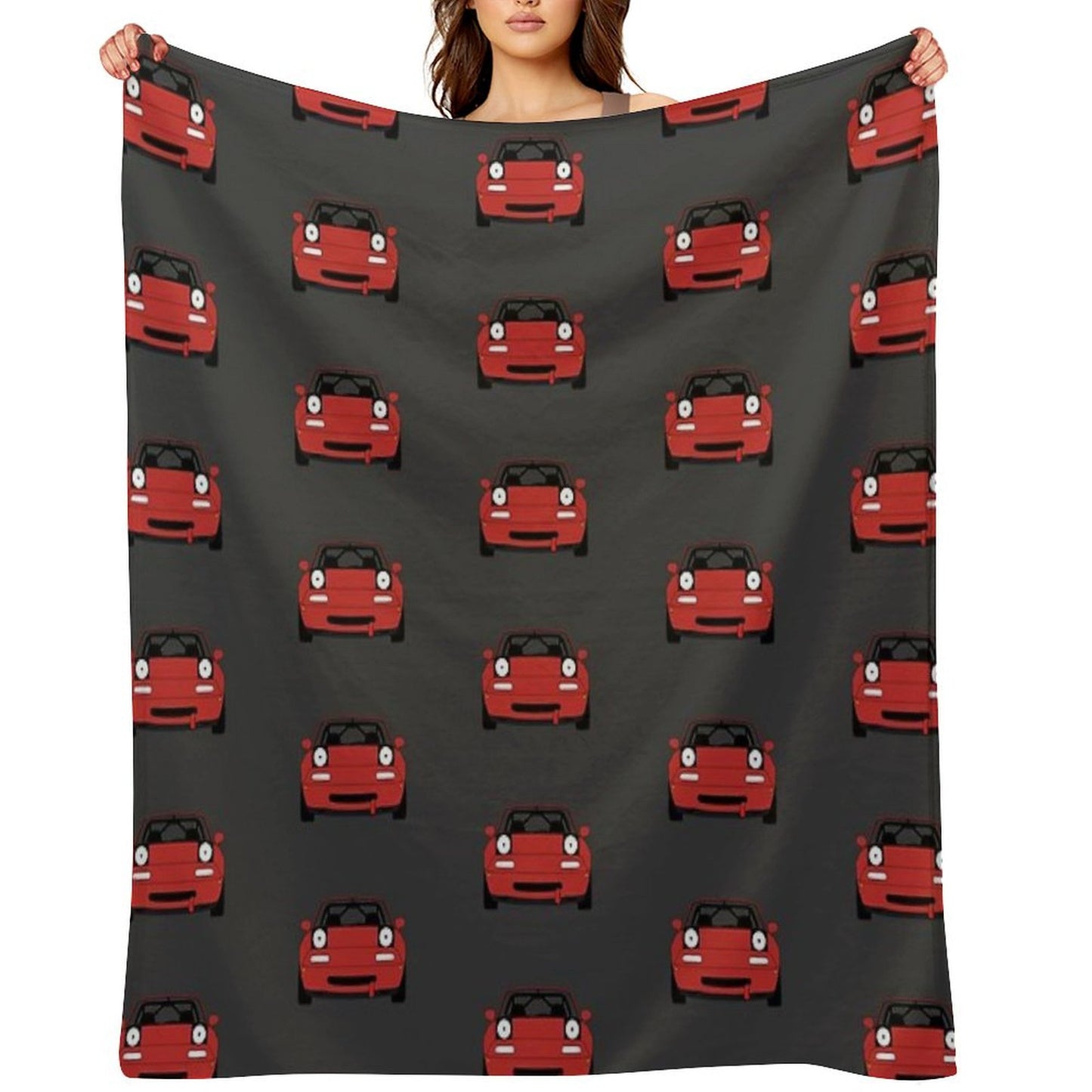 Miata Racecar Throw Blanket