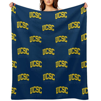 Uc Santa Cruz  Ucsc Throw Blanket