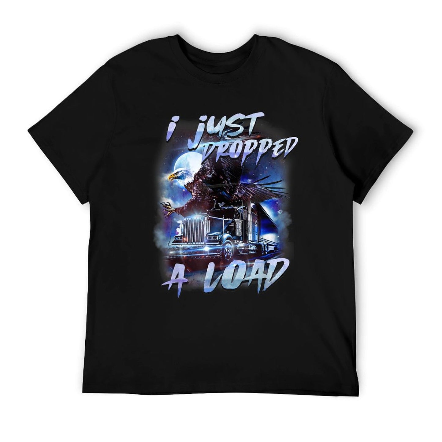 Funny Trucker Gifts Men Husband Semi Trailer Truck Driver T-Shirt