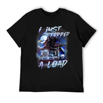Funny Trucker Gifts Men Husband Semi Trailer Truck Driver T-Shirt