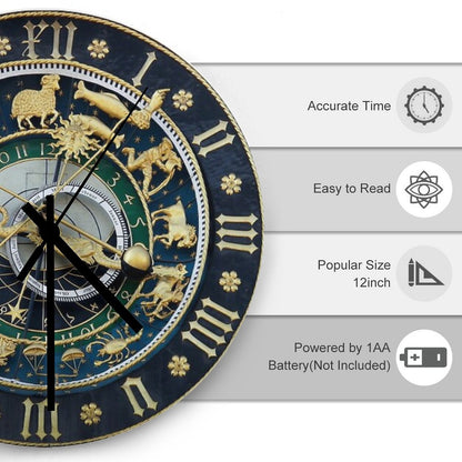 Astronomical Clock Wall Clock