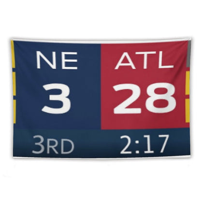 28-3 Patriots-Falcons Tapestry