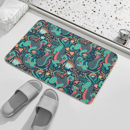 Folk Tiger Bath Mat