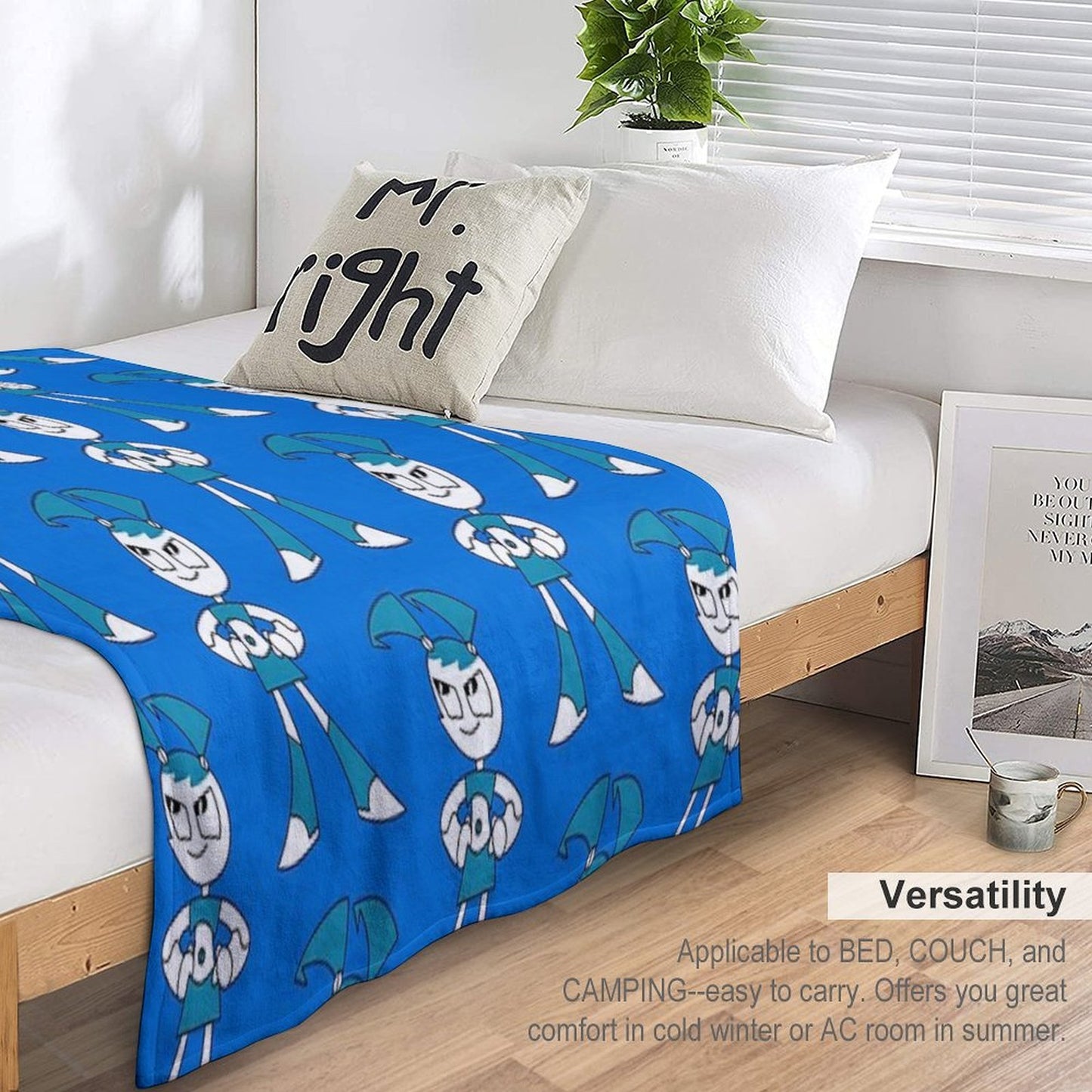 Grid Iron Glory Throw Blanket