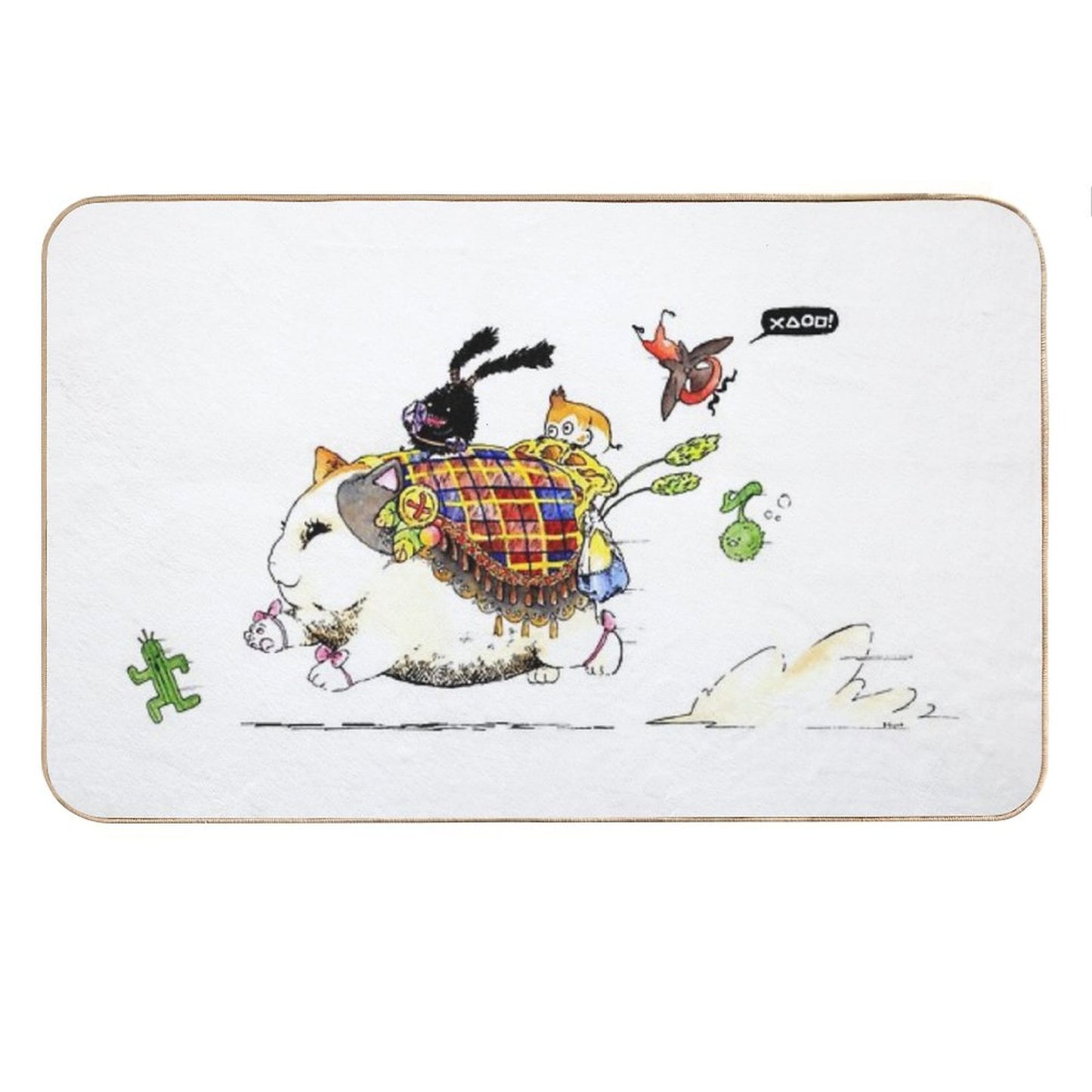 To Adventure! Bath Mat
