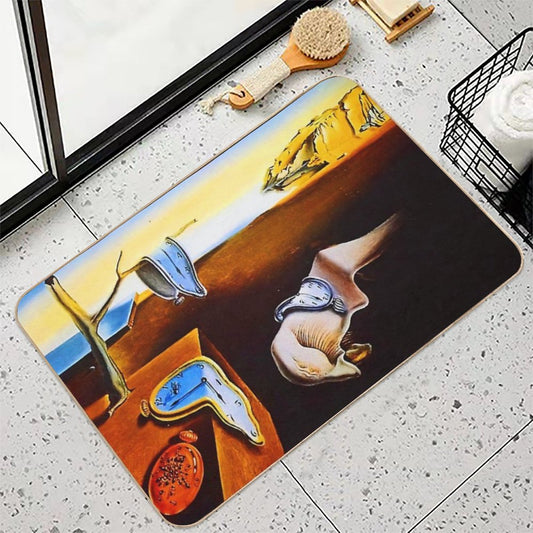 Retro Memory Salvador Dali Bath Mat