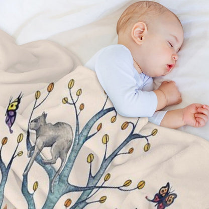 The Tree of Cat Life Throw Blanket