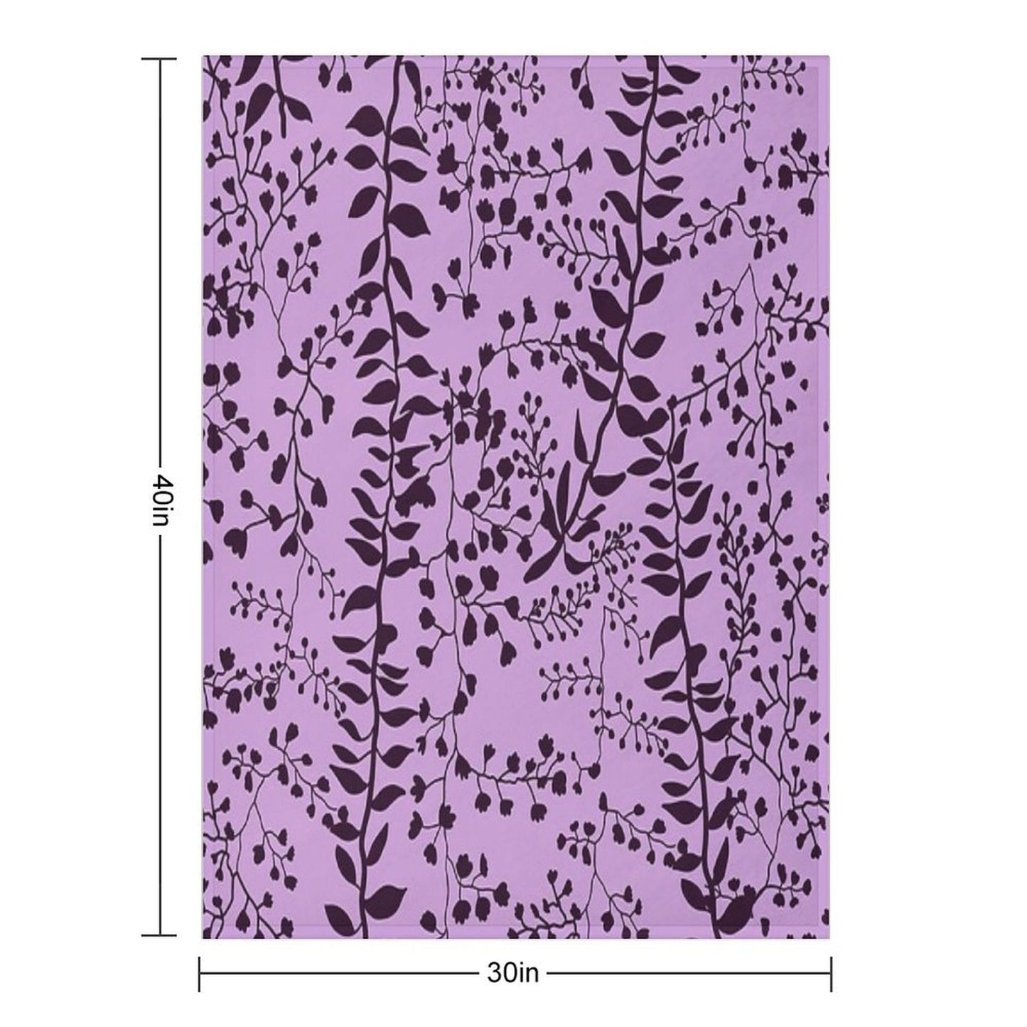 Bella Swan Lavender Freesia Throw Blanket