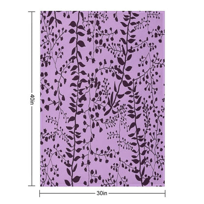 Bella Swan Lavender Freesia Throw Blanket
