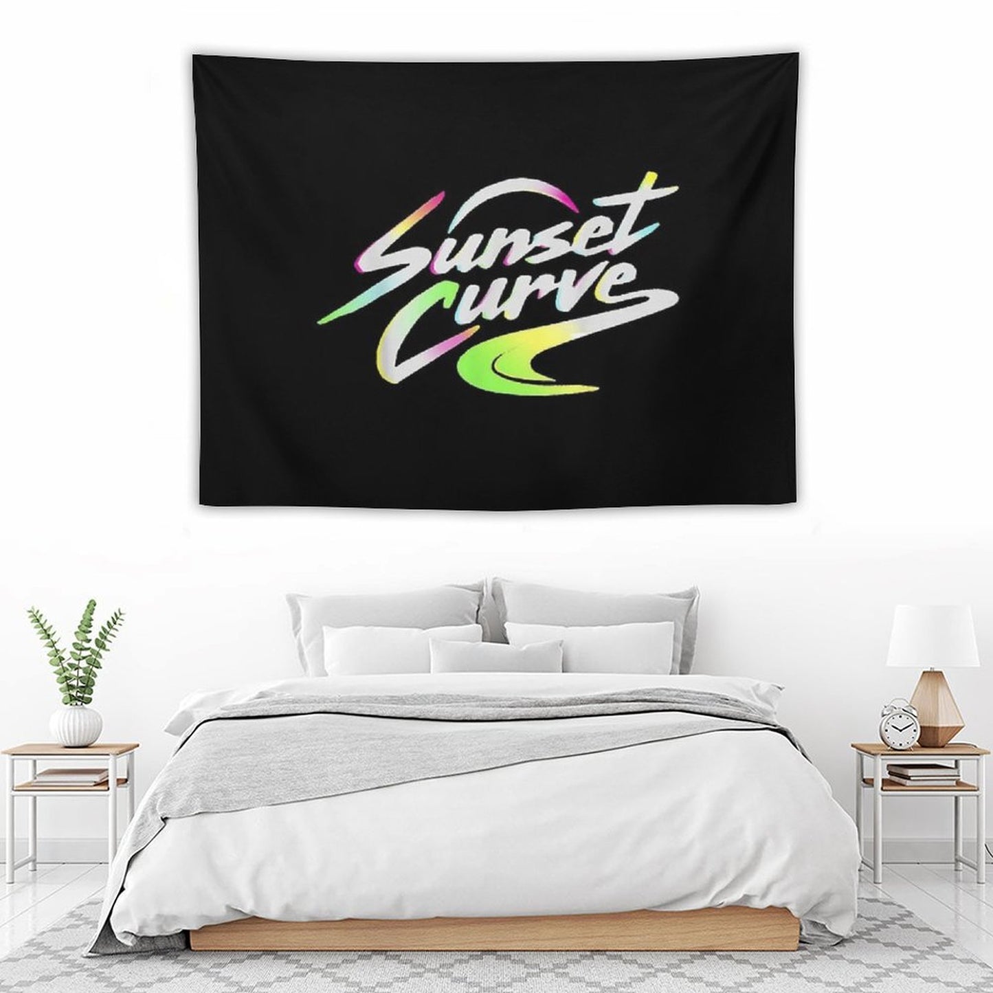 Sunset Curve Tapestry