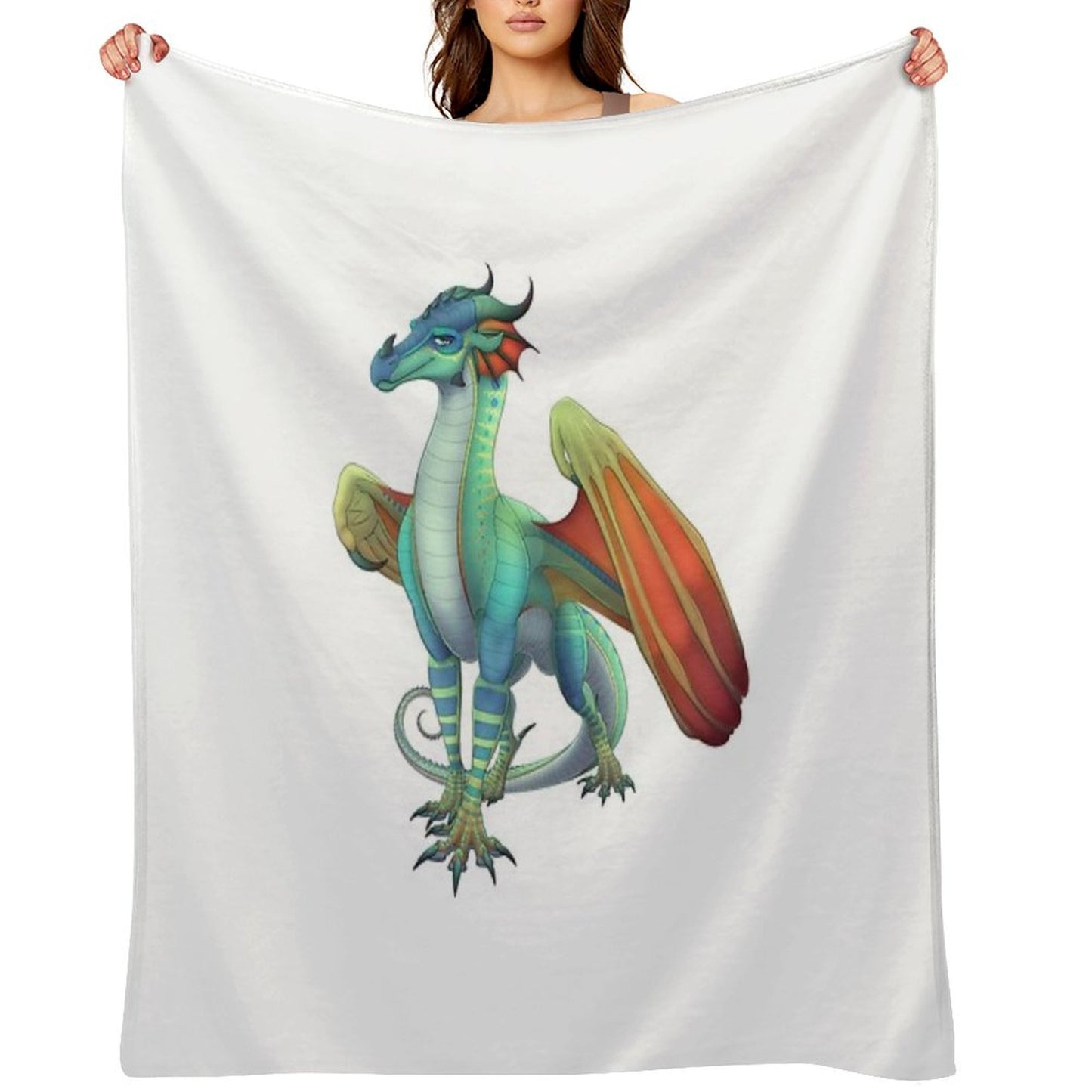 Glory The RainWing Throw Blanket