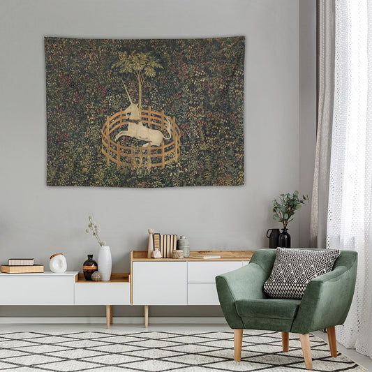 The Unicorn Tapestry (The Unicorn Is in Captivity And No Longer Dead) Tapestry