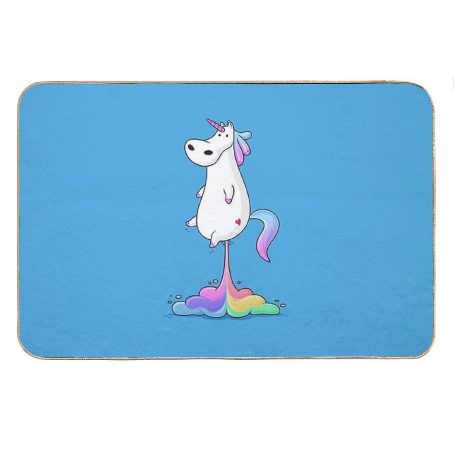 Unicorn Fart Bath Mat
