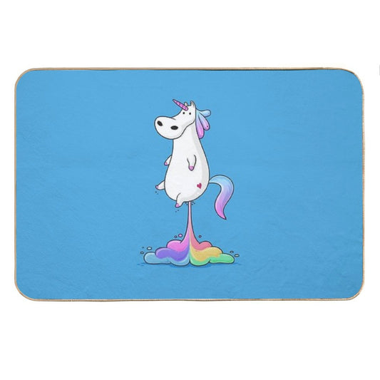 Unicorn Fart Bath Mat