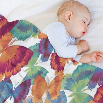 A Swarm of Butterflies Throw Blanket