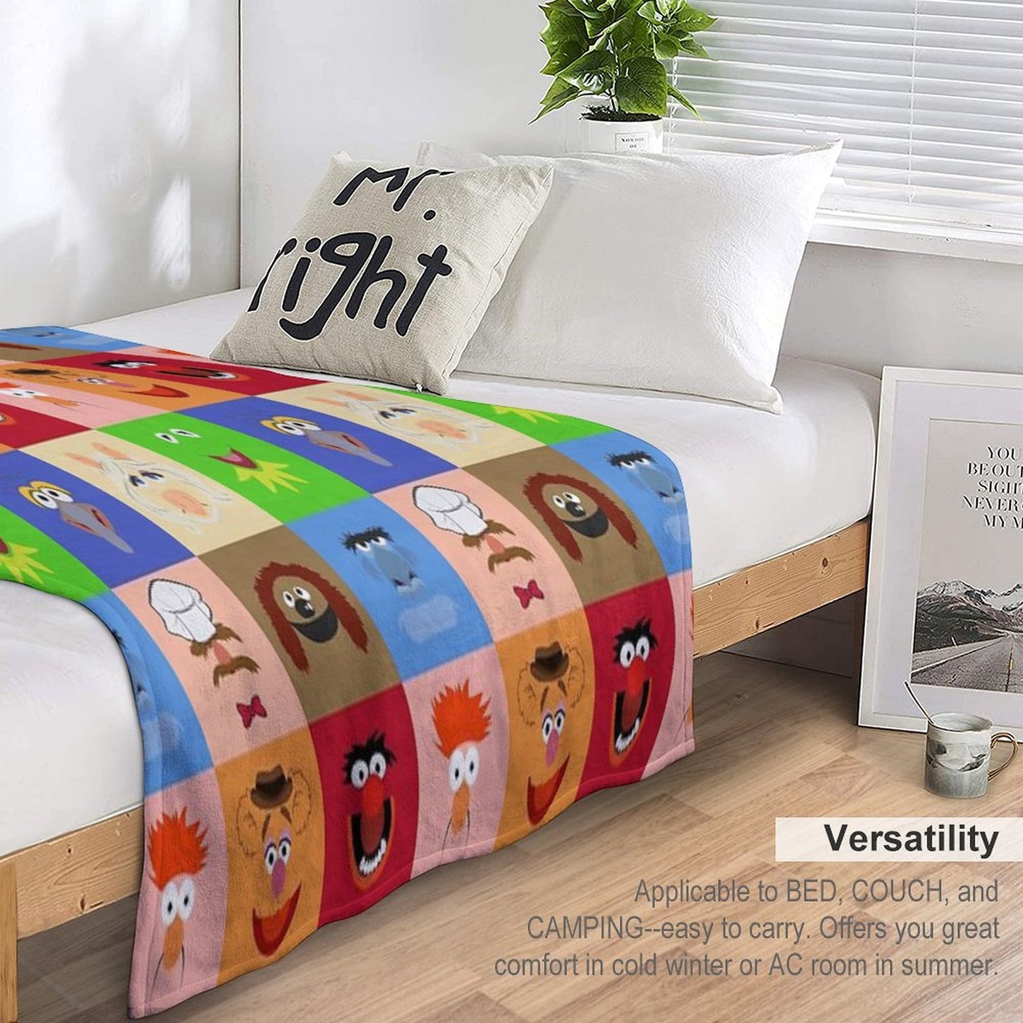Muppets Throw Blanket