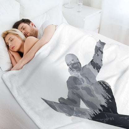 Snowboard Exposure SP  DopeyArt Throw Blanket