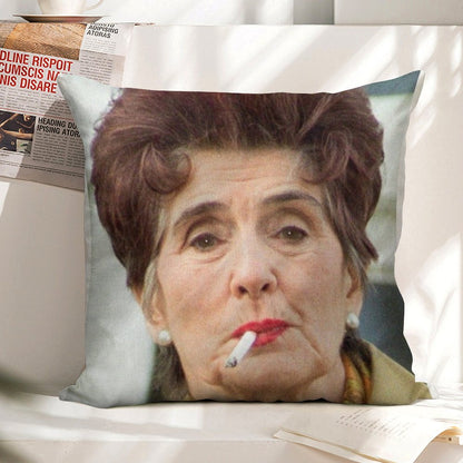 EASTENDERS LEGENDS- DOT COTTON Linen Throw Pillow Cover