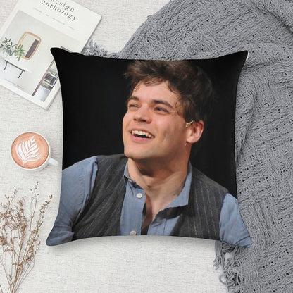 Jeremy Jordan Newsies Soft Reinforced Edging Throw Pillow