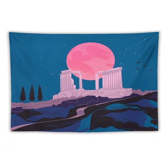 Temple of Poseidon at Sounion Tapestry