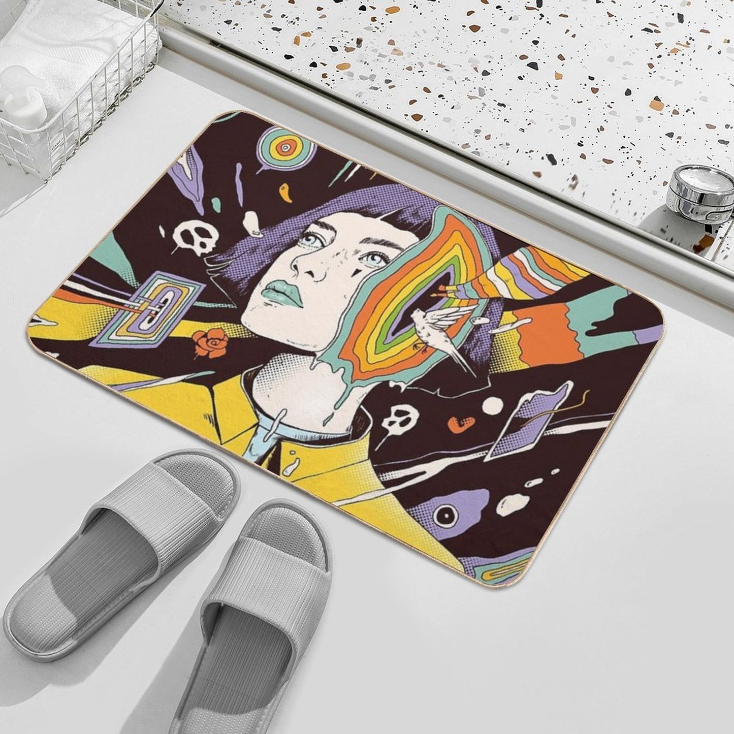 The Overthinker  Versatile Bath Mat
