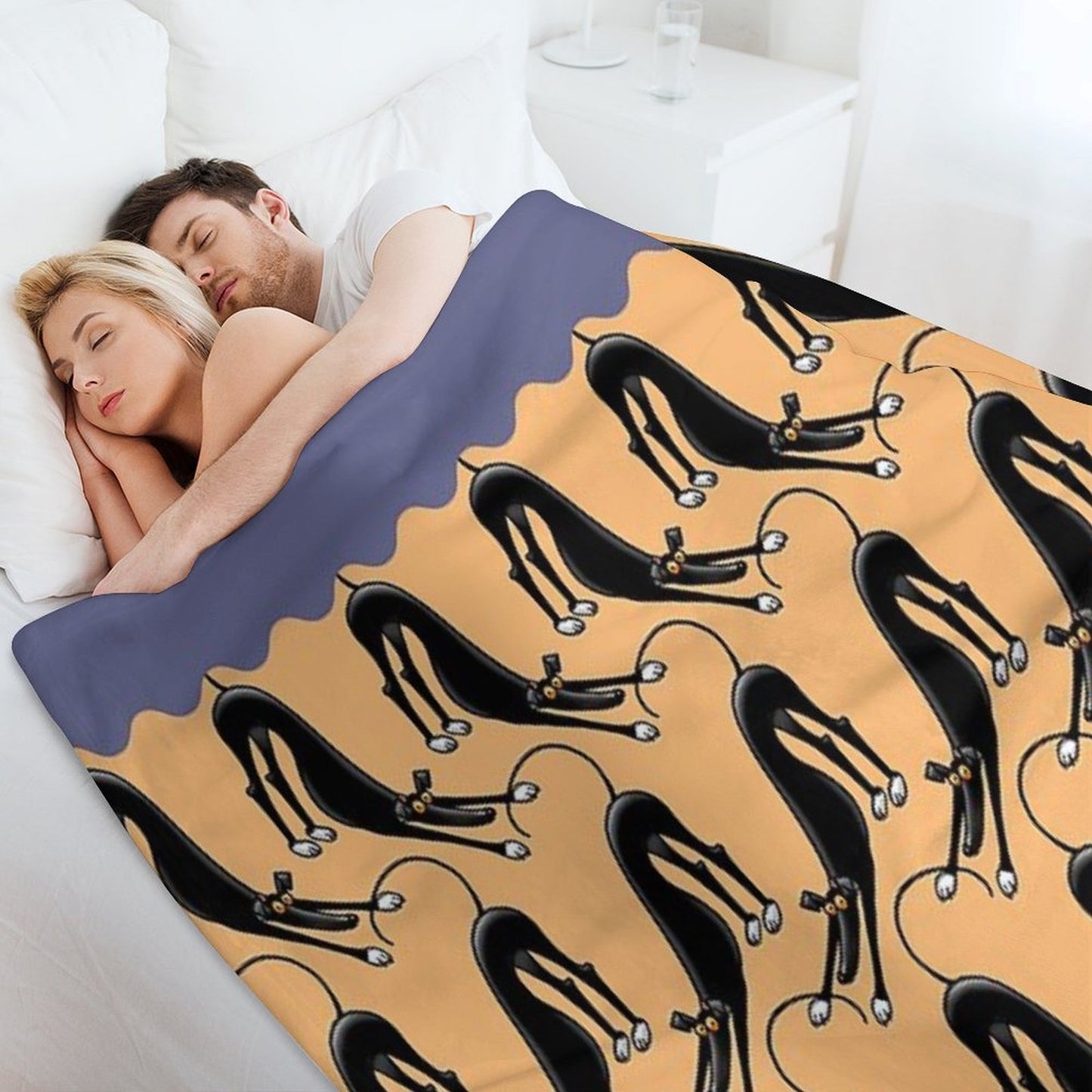 Bowdown Pattern Throw Blanket