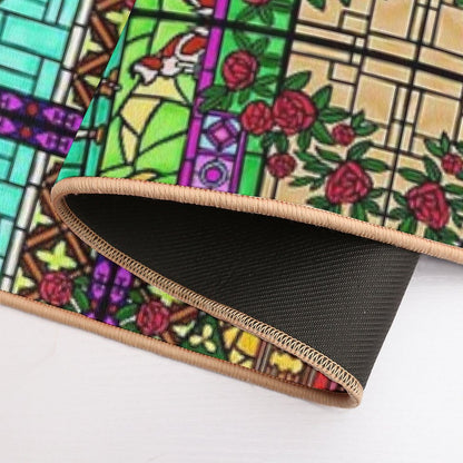 Patterns of The Stained Glass Window Bath Mat