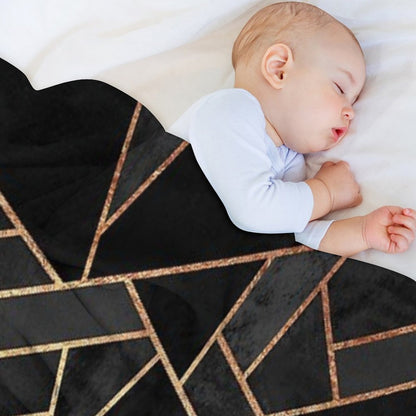 Black Night Throw Blanket