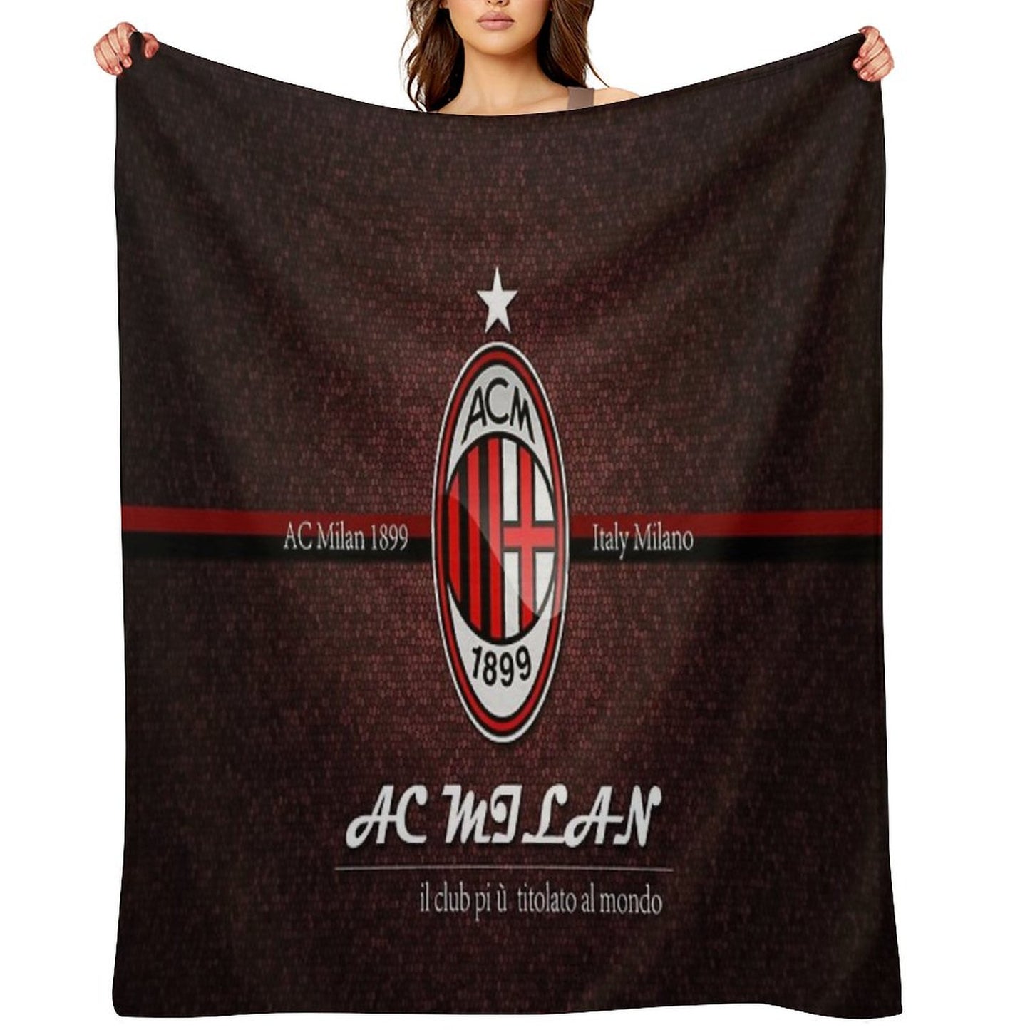 CLASSIC AC MILAN Throw Blanket