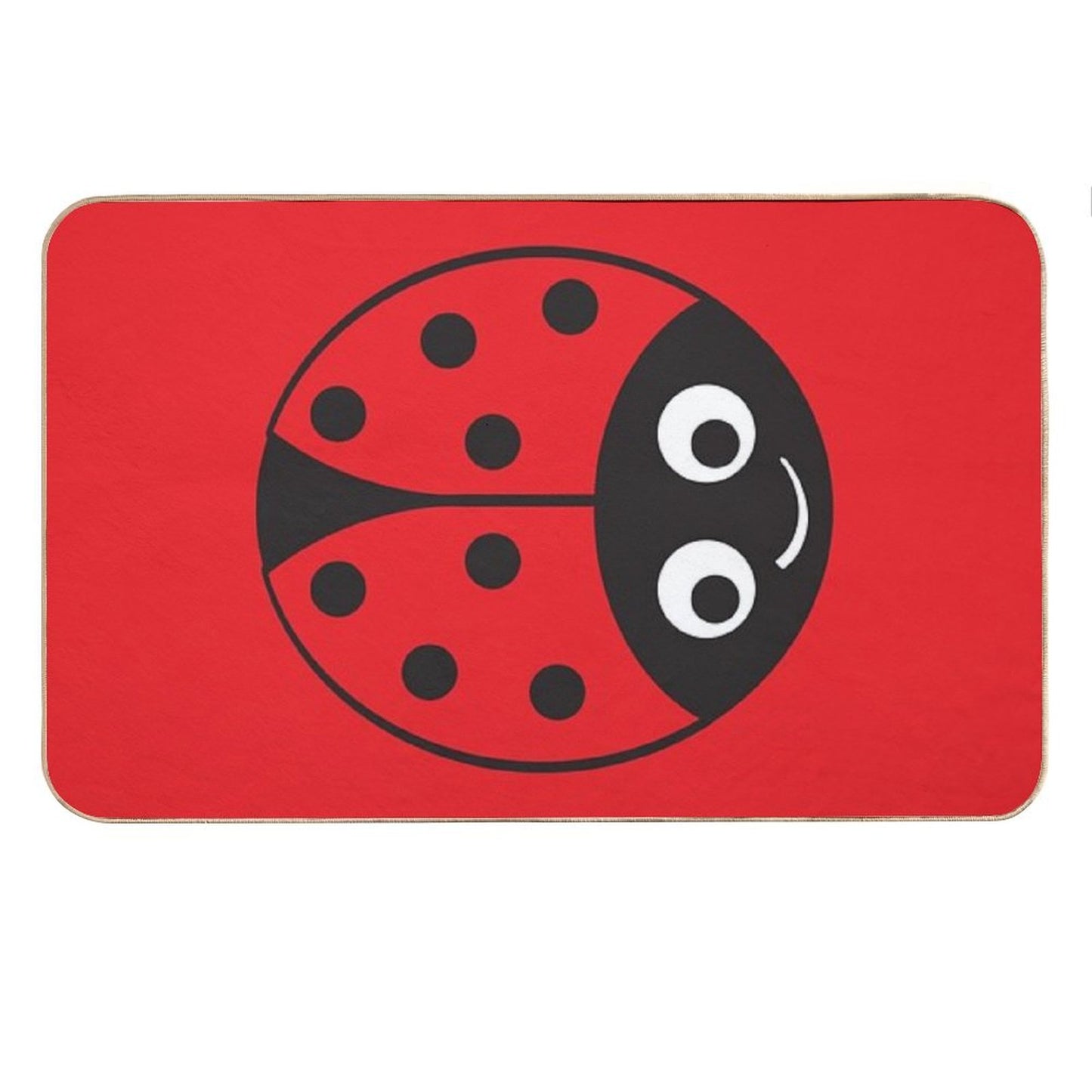 Miss Ladybug Bath Mat