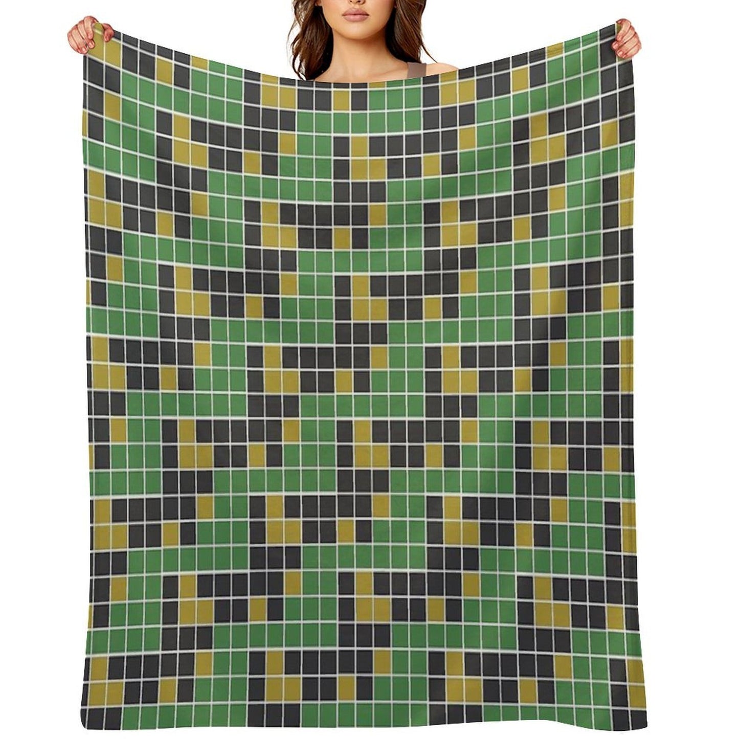 Wordle Grid Throw Blanket