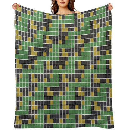 Wordle Grid Throw Blanket