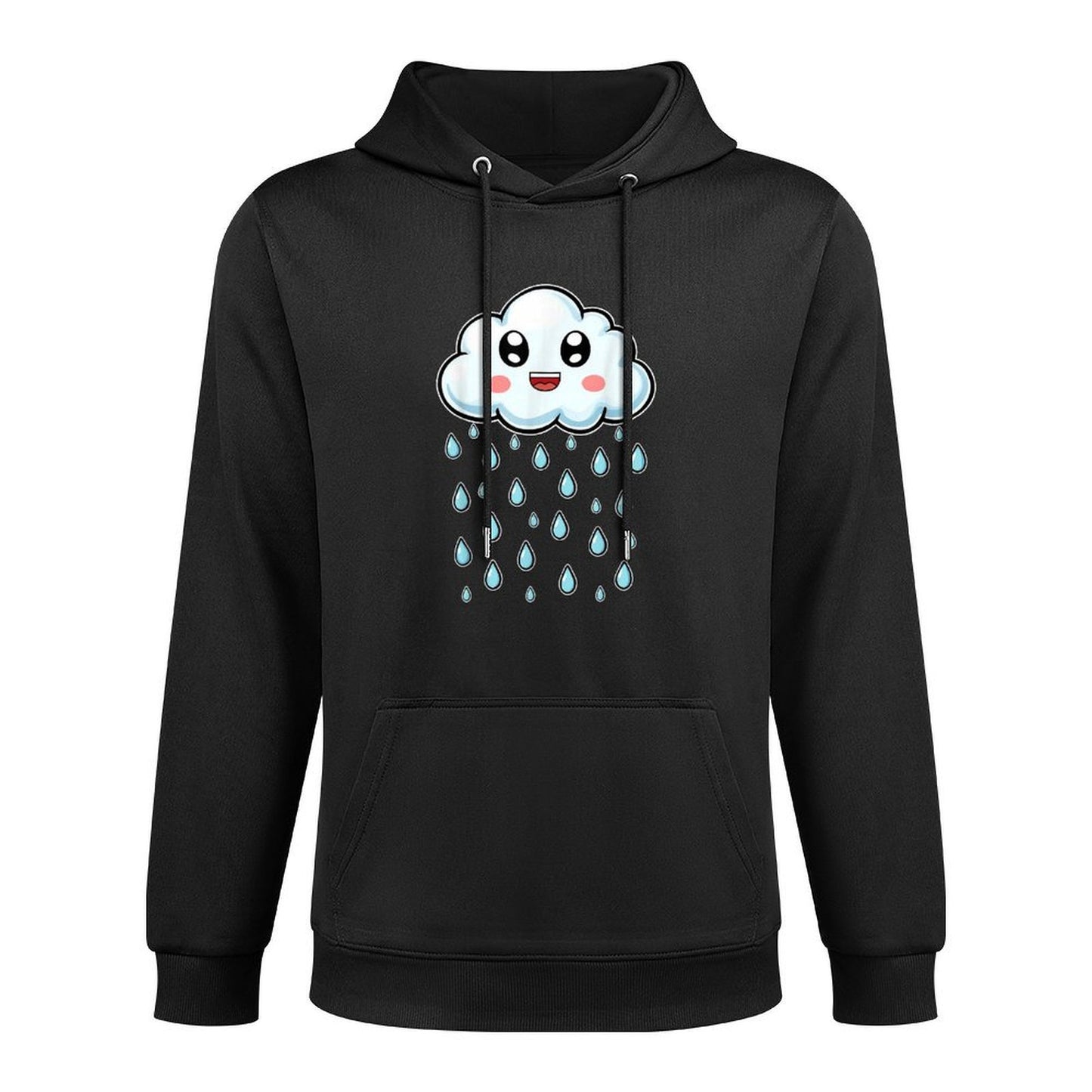 Cloud Raindrops Water White Cute Christmas Costume Halloween Relaxed Fit Hoodie
