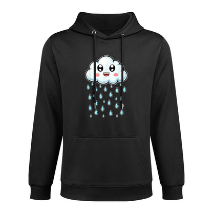 Cloud Raindrops Water White Cute Christmas Costume Halloween Relaxed Fit Hoodie