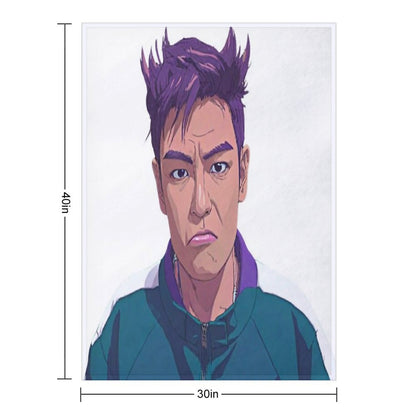 Thanos Player 230 Squid Game Throw Blanket