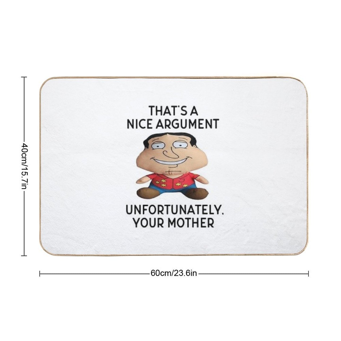 Unfortunately, Your Mother. Bath Mat
