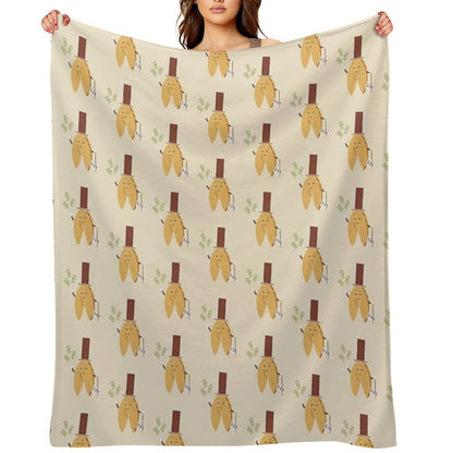 Fortune Cookie Throw Blanket