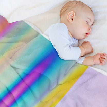 Drifting In Colors That Don't Exist Throw Blanket